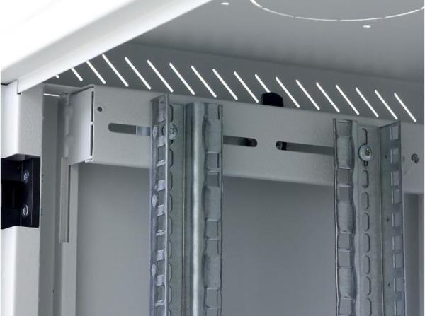 19" jednodielny rack TRITON 9U/ 400 mm,  odnímateľné bočné kryty,  čierny3