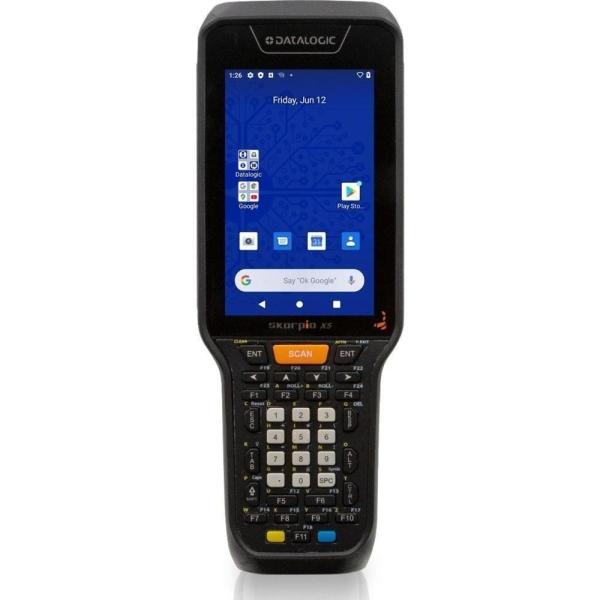 Datalogic Skorpio X5,  contactless,  2D,  MR,  USB-C,  BT,  Wi-Fi,  num.,  Gun,  GMS,  ext. bat.,  black,  Android