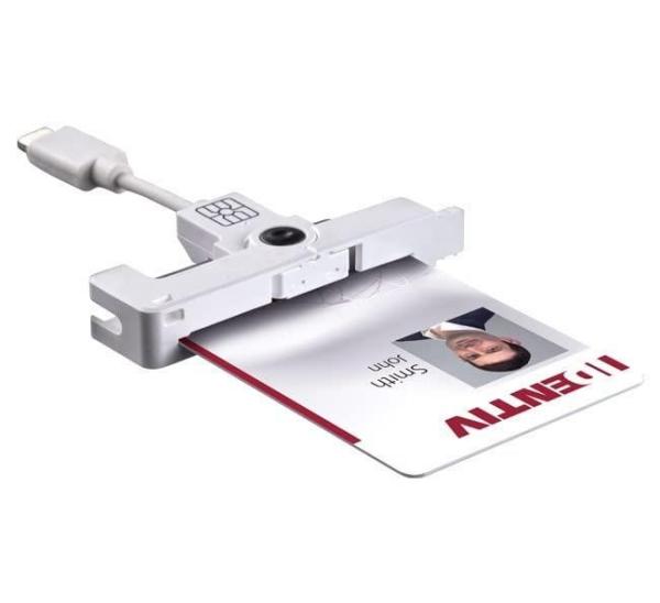 Identiv uTrust SmartFold SCR3500 C,  USB,  white