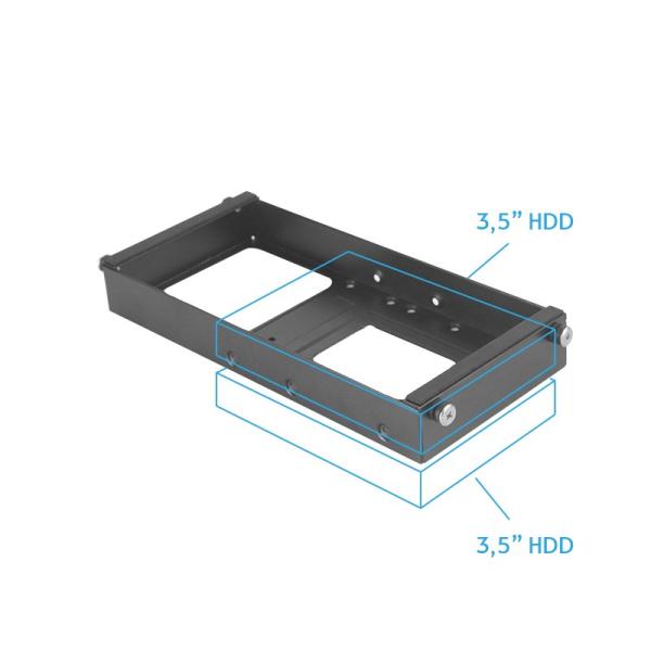 CHIEFTEC skříň Pro Cube Mini CN-01B-OP,  ITX,  Black,  bez zdroje8