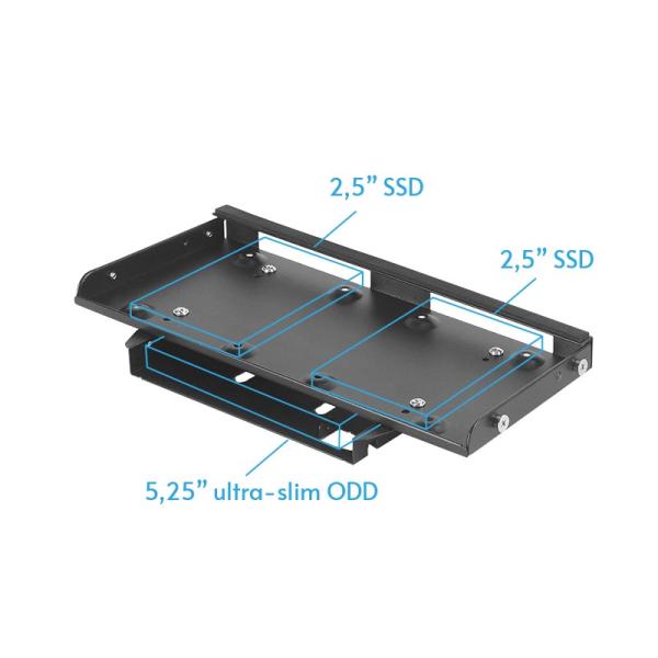 CHIEFTEC skříň Pro Cube Mini CN-01B-OP,  ITX,  Black,  bez zdroje13