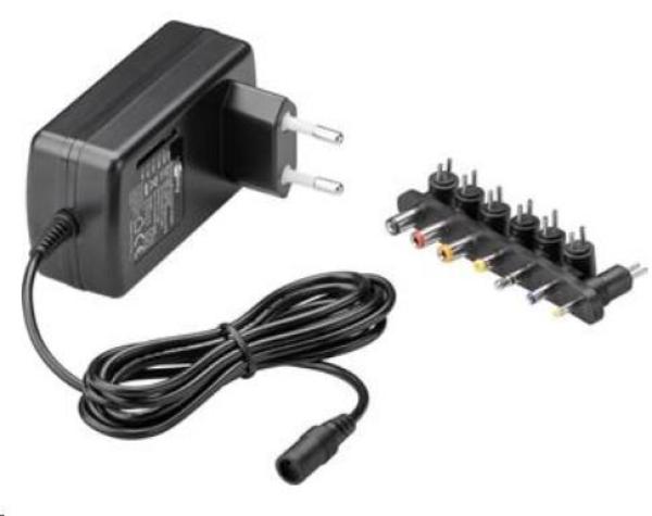 Goobay Univerzální napájecí adaptér 230V/ 9V-24V max. 24 W a 1, 5 A