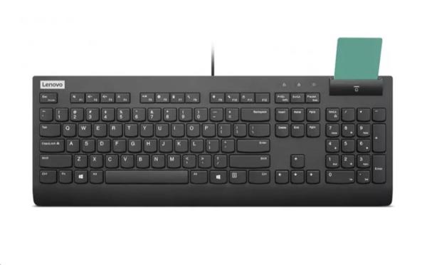 LENOVO klávesnice drátová Smartcard Keyboard II CZ/ SK - USB,  černá