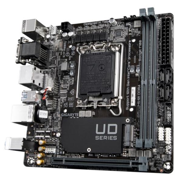 GIGABYTE MB Sc LGA1700 H610I DDR4,  Intel H610,  2xDDR4,  2xDP,  1xHDMI,  1xVGA,  mini-ITX0