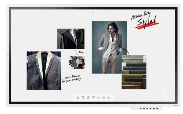 SAMSUNG LFD 75" - LH75WMBWLGCXEN interaktivní FLIP PRO