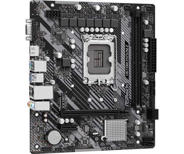 ASRock MB Sc LGA1700 H610M-HVS/ M.2 R2.0,  Intel H610,  2xDDR4,  1xHDMI,  1xVGA,  mATX3