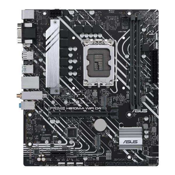 ASUS MB Sc LGA1700 PRIME H610M-A WIFI D4,  Intel H610,  2xDDR4,  1xDP,  1xHDMI,  1xVGA,  WI-FI,  mATX1