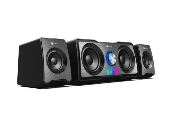 C-TECH reproduktory SPK-16,  2.2,  RGB,  černá2