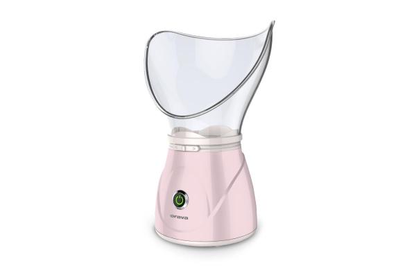 Orava FI-120 AP sauna na obličej,  130 W,  uvolňuje svaly,  uvolňuje nosní a čelní dutiny,  zmírňuje bolest,  růžová