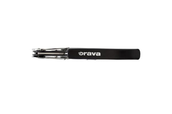 Orava WO-8 pákový otvírák na víno a pivo,  dvoustupňový,  praktický nožík,  černá1