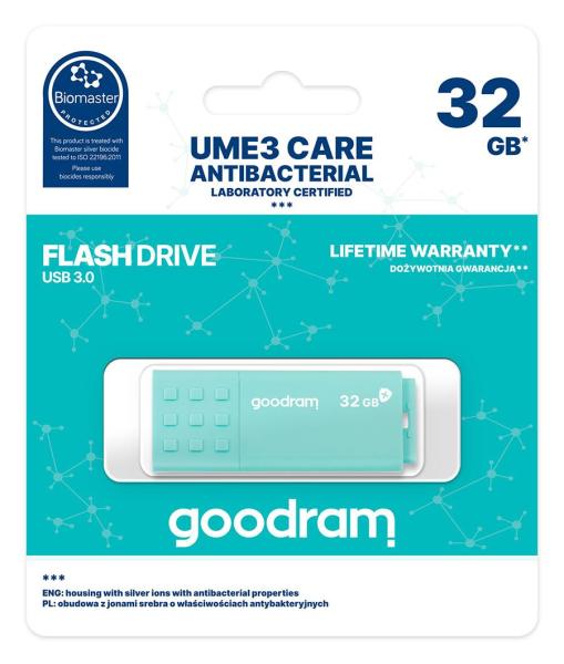 GOODRAM Flash Disk 32GB UME3 CARE,  USB 3.05