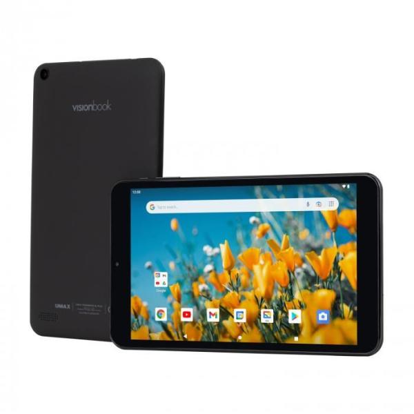 UMAX VisionBook Tablet 8L Plus -8" IPS 1280x800,  Allwinner A133@1, 6GHz,  2GB,  32GB,  PowerVR GE8300,  Android 12 Go,  černá4