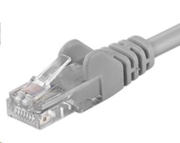 PremiumCord Patch kabel UTP RJ45-RJ45 CAT6 25m šedá