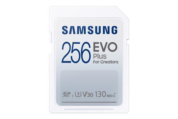 256 GB . SDXC karta Samsung EVO Plus Class 10