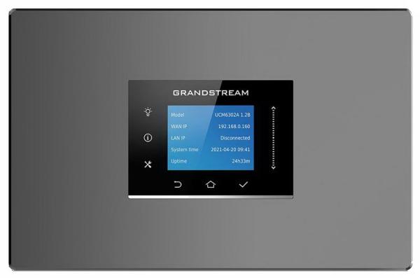 Grandstream UCM6302A VoIP pobočková ústředna,  2 x FXO,  2 x FXS,  2x USB,  SD karta rozhraní