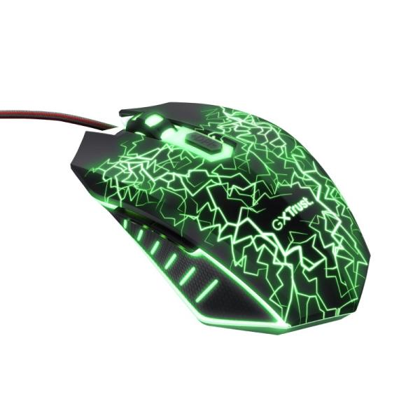 TRUST myš GXT 105X Izza Mouse,  optická,  černá1
