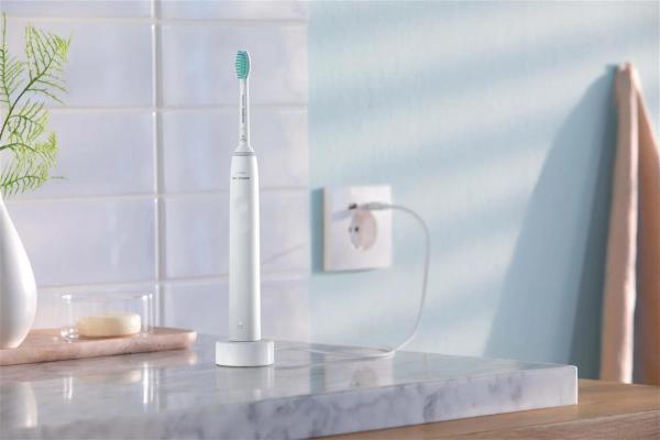 Philips Sonicare 3100 HX3671/13 elektrický zubní kartáček, 1 režim, časovač, tlakový senzor, bílý3