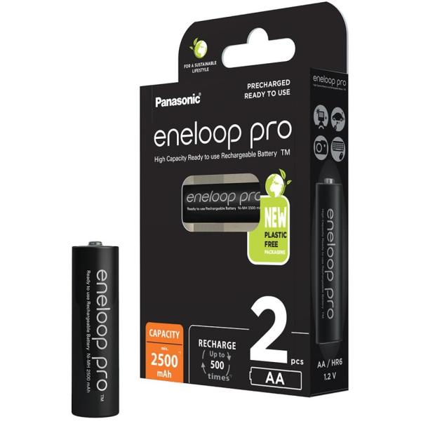 PANASONIC HR6 AA 3HCDE/ 2BE ENELOOP PRO N,  2500 mAh (Blistr 2ks)2