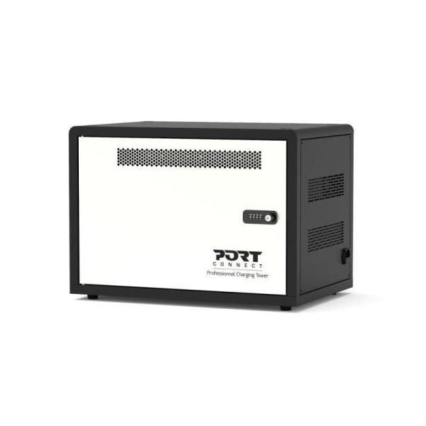 PORT nabíjecí skříňka pro 10 tabletů,  černá3