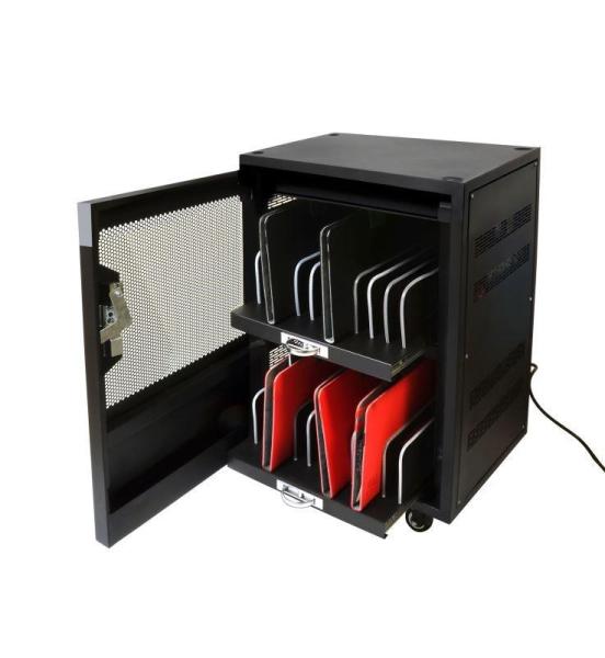 PORT CONNECT CHARGING CABINET 20 UNITS, čierny