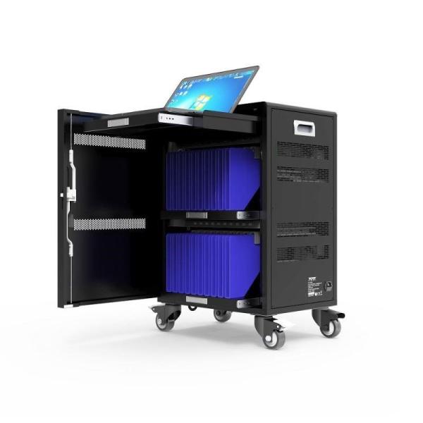 PORT nabíjecí skříňka pro 20 tabletů + 1 notebook,  černá0