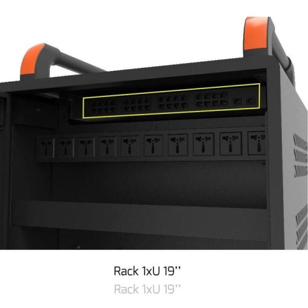 PORT nabíjecí skříňka pro 20 notebooků + 1 Rack U19",  černá6