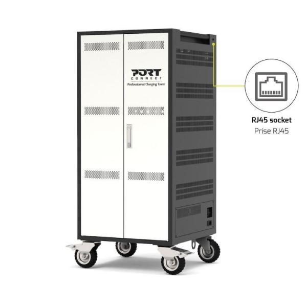 PORT nabíjecí skříňka pro 30 notebooků + 1 Rack U19",  černá6