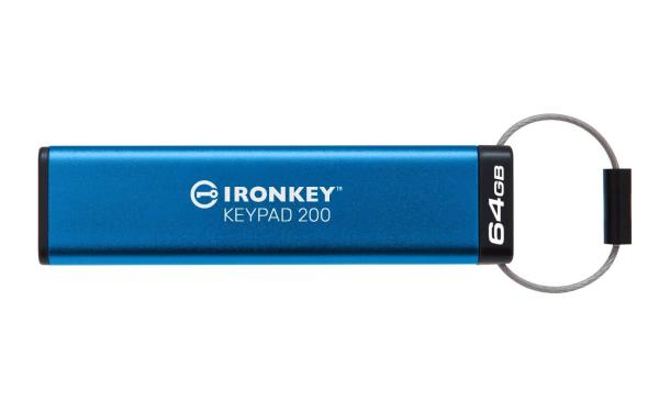 Kingston Flash Disk IronKey 64GB Keypad 200 encrypted USB flash drive0