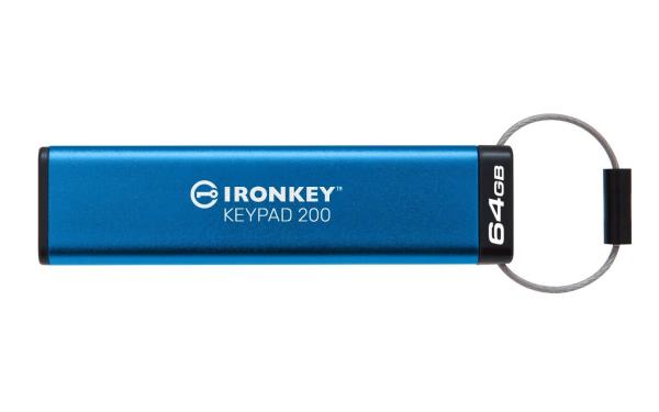 Kingston Flash Disk IronKey 64GB Keypad 200 encrypted USB flash drive3