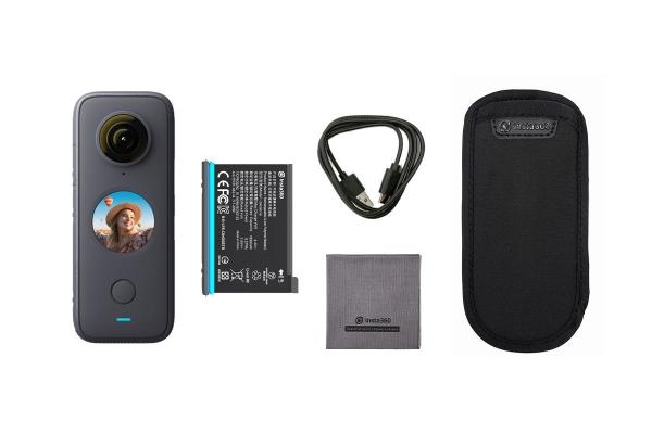 Insta360 ONE X2 akční outdoorová kamera,  vodotěsná,  dvojice 360° objektivů,  30 fps,  ovládání hlasem5