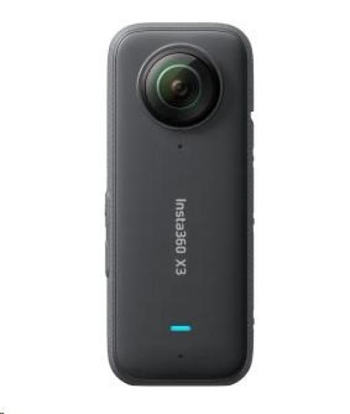 Insta360 X3 akční kamera,  5.7K /  4K,  až 60 fps,  6osý gyroskop,  360° záběr,  Active HDR,  vodotěsná2