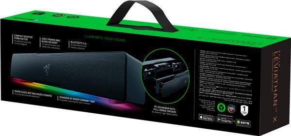 RAZER reproduktor Leviathan V2 X,  Soundbar,  RGB5
