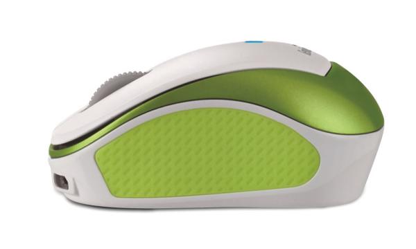 Myš GENIUS MicroTraveler 9000R V3/ 1200 dpi/ bezdrôtová/ dobíjacia/ biela/ zelená1