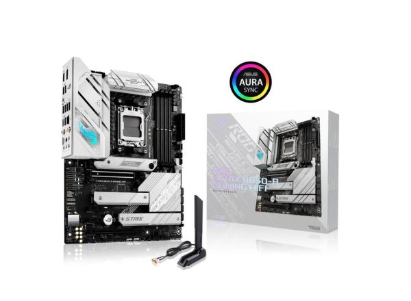 ASUS MB Sc AM5 ROG STRIX B650-A GAMING WIFI,  AMD B650,  4xDDR5,  1xDP,  1xHDMI,  WI-FI