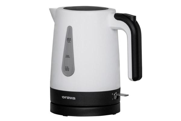 Orava VK-2015 rychlovarná konvice,  1200 W,  1.2 l,  automatické vypnutí,  bílá /  černá1