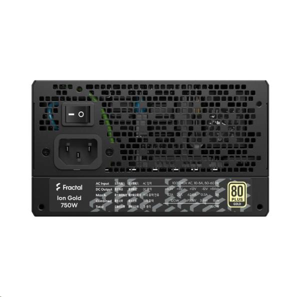 FRACTAL DESIGN zdroj Ion 750W GOLD,  modular,  80+ Gold5