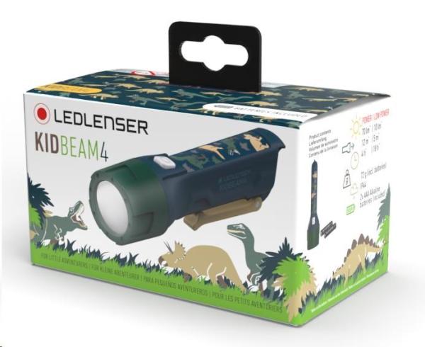 Ledlenser Kidbeam 4 Dino svítilna,  dětská3