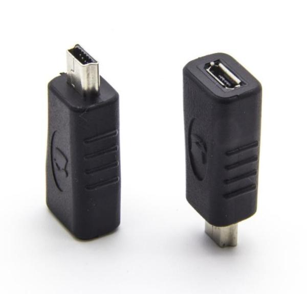 PremiumCord USB redukce USB2.0 Micro B - USB2.0 Mini 5PIN (F/ M)