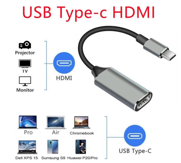 PremiumCord Převodník USB-C na HDMI,  rozlišení 4K a FULL HD 1080p,  kovové pouzdro5