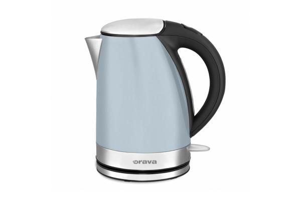 Orava VK-3217 BL rychlovarná konvice,  2000 W,  1.7 l,  automatické vypnutí,  světlá modrá