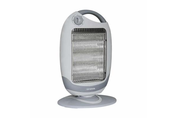 Orava HO-82 halogenový ohřívač,  1200 W,  3 úrovně,  oscilace,  18 m2,  rukojeť pro přenos,  šedá1