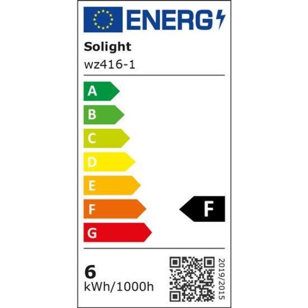 Solight LED žárovka,  miniglobe,  6W,  E14,  3000K,  510lm,  bílé provedení2