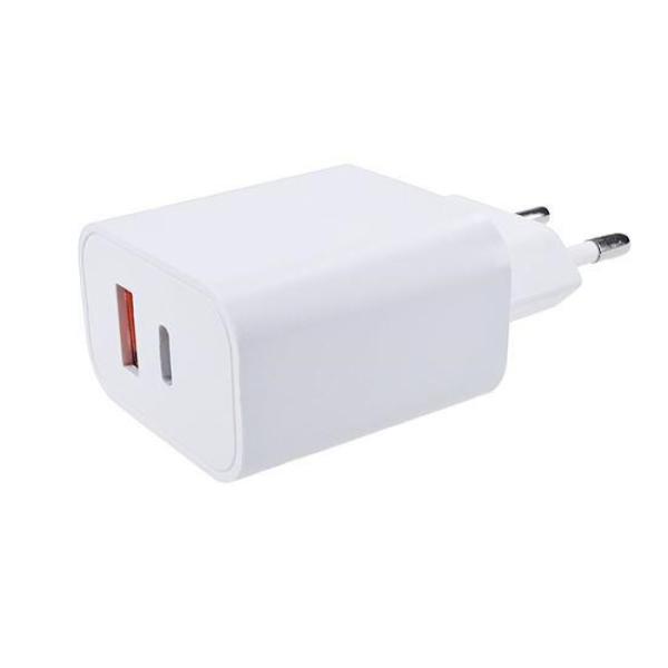 Solight USB A+C 20W fast charger univerzální napájecí adaptér1