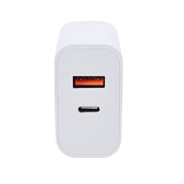 Solight USB A+C 20W fast charger univerzální napájecí adaptér2