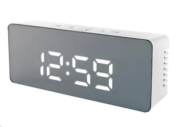 TechnoLine WT 475 digitální budík s teploměrem,  bílý