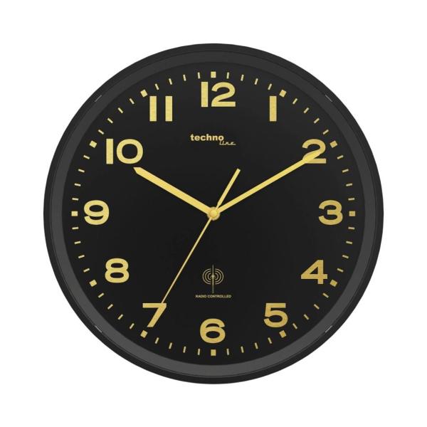 Hodiny TechnoLine WT 8500 - 1,  černo-zlaté