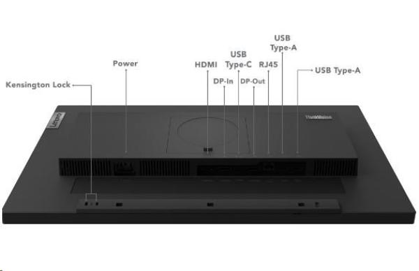 LENOVO LCD ThinkVision T24m-29-23.8" FHD IPS, matný, 16:9, 1920x1080, 178/ 178, 6ms, 250cd, 1000:1, HDMI, DP, USB Hub, VESA, PIVOT, 3Y0