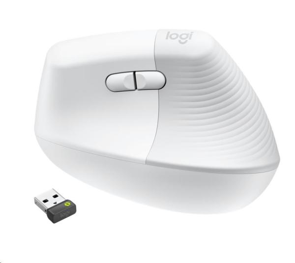 Logitech Lift Vertical Ergonomic Mouse for Business,  Mac,  off-white/ pale grey1