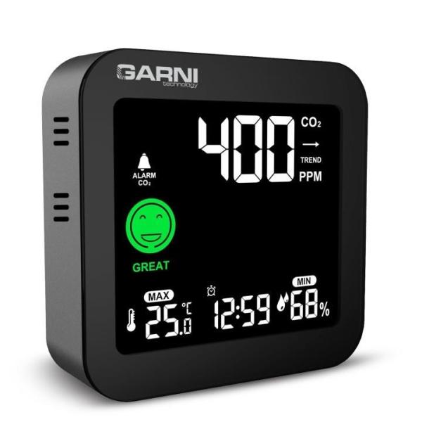 GARNI 201 OneCare - Měřič CO2 (kysličníku uhličitého)0