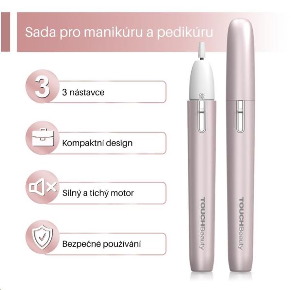 TOUCHBeauty 2035 Bruska na manikúru a pedikúru 3v12